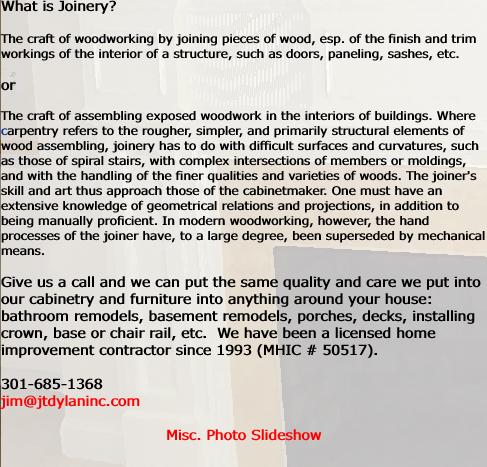 What is Joinery?